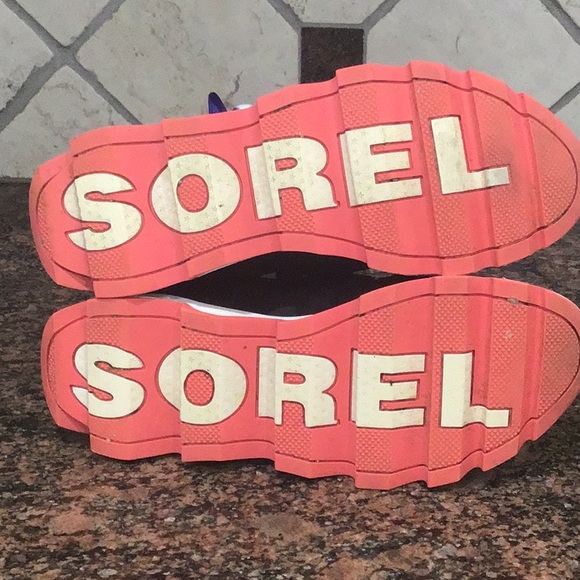 Sorel Women’s Size 9 Kinetic Sneaker High Top Strap Black Mesh Upper Velcro - Picture 3 of 15